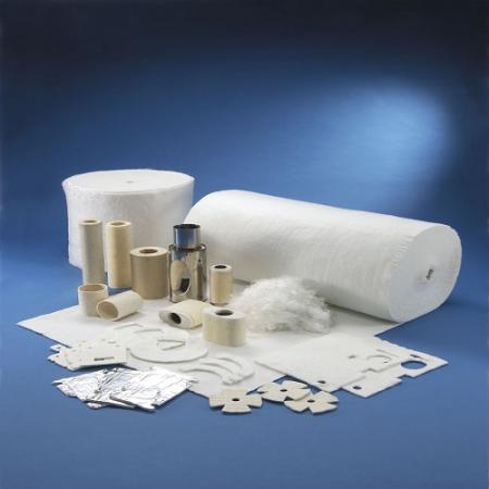 High Temp Fiberglass Needled Mat / Felt - High Temp Fiberglass Needled Mat Pipe Insulation